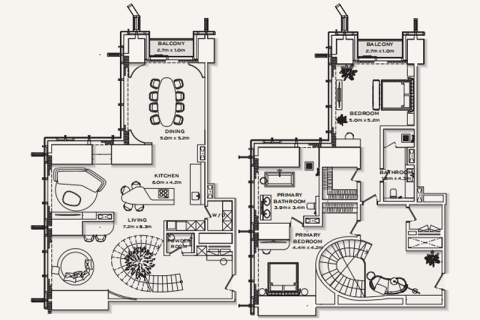 Apartment in Sheikh Zayed Road, Dubai 1 bedroom, 73 sq.m. № 92570 - photo 9