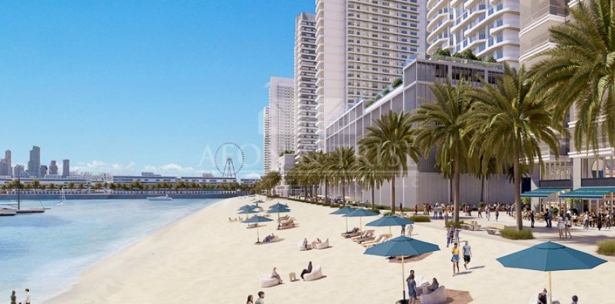 Квартира в EMAAR Beachfront, Dubai Harbour, Дубай, 2 спальни, 168м², № 61434