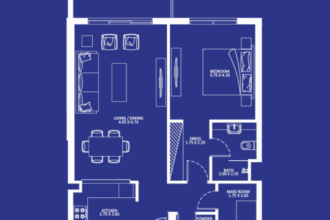 Appartement à Jumeirah Village Circle, Dubai, studio, 35 m², № 92686 - photo 10