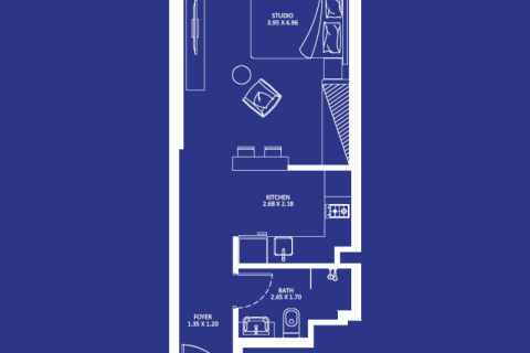 Appartement à Jumeirah Village Circle, Dubai, studio, 35 m², № 92686 - photo 9