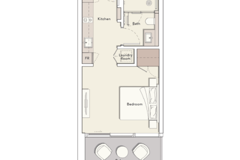 Appartement à Business Bay, Dubai, studio, 46 m², № 92687 - photo 7