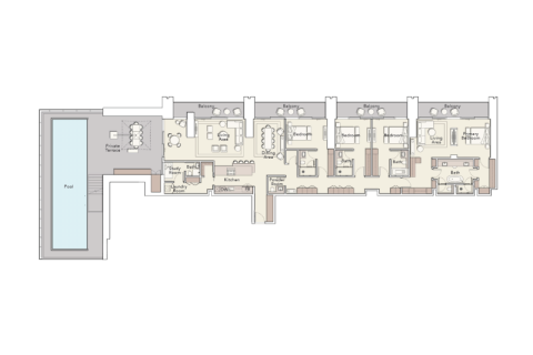 Appartement à Business Bay, Dubai, studio, 46 m², № 92687 - photo 13