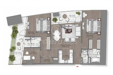 Appartement à Business Bay, Dubai, 2 chambres, 135.7 m², № 42816 - photo 19