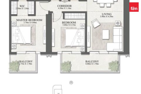 Appartement à Dubai Harbour, Dubai, 2 chambres, 114.5 m², № 12321 - photo 10