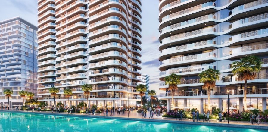 Квартира в AZIZI VENICE в Дубае, студия, 37.4м², № 31358