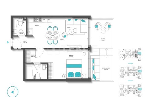 Купить квартиру в Dubai Land, Дубай: 3 спальни, 139м², № 94363 - фото 28