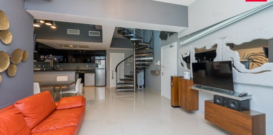 Duplex à Dubai Marina, Dubai, 1 chambre, 104.5 m², № 23617