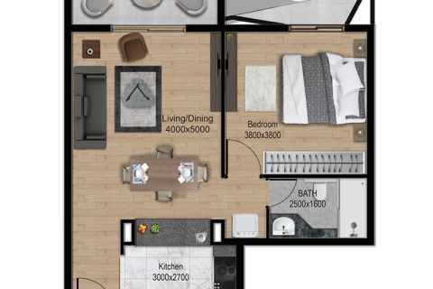 Apartment in Dubai South (Dubai World Central), Dubai 1 bedroom, 65 sq.m. № 92273 - photo 4