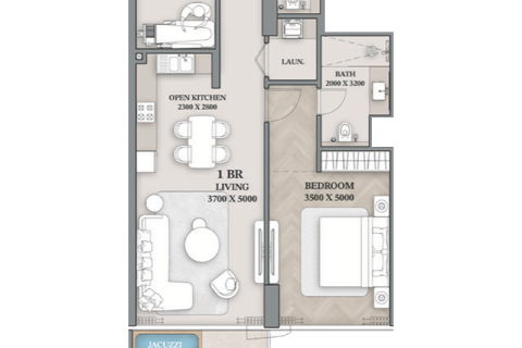 Apartment in Dubai 1 bedroom, 84 sq.m. № 92266 - photo 3