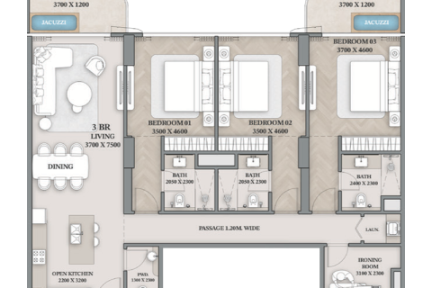 Apartment in Dubai 1 bedroom, 84 sq.m. № 92266 - photo 5