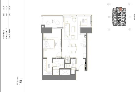 Appartement à Palm Jumeirah, Dubai, 1 chambre, 87 m², № 19429 - photo 13