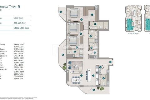 Купить квартиру в Дубае: 2 спальни, 98м², № 69095 - фото 22