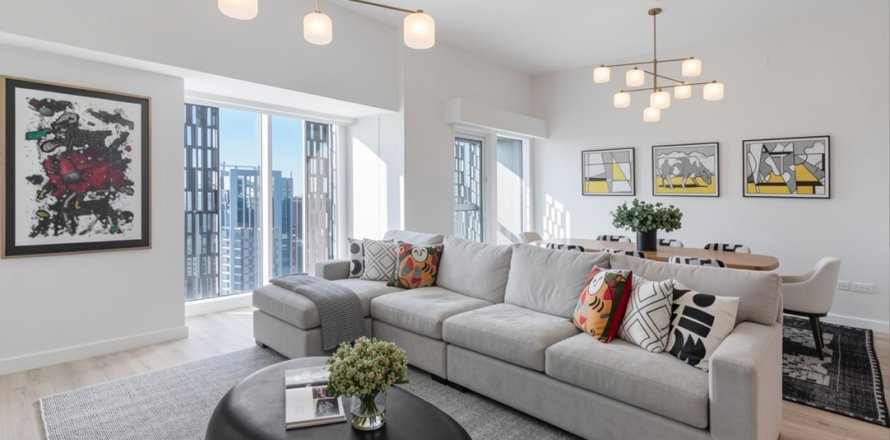 Apartamento en Cayan Tower, Dubai Marina, Dubai, 3 dormitorios, 152.97 m², № 136491