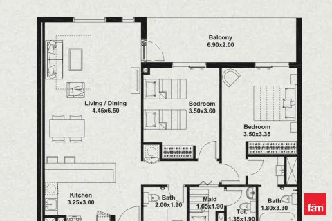 Снять в аренду квартиру в Dubai Production City (IMPZ), Дубай: 2 спальни, 113.9м², № 92166 - фото 20