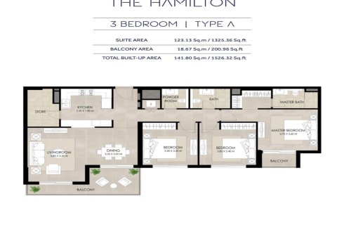 Apartment in Dubai 3 bedrooms, 141 sq.m. № 97089 - photo 6