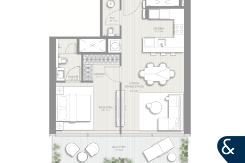 شقة في Sheikh Zayed Road, دبي 1غرف نوم, 73 م² رقم 74715 - صورة 7