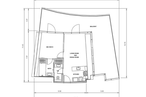 Apartment in Dubai Harbour, Dubai 1 bedroom, 119.65906400 sq.m. № 97478 - photo 4