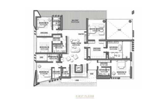 Villa en Palm Jebel Ali, Dubai, 7 dormitorios, 1250.2 m², № 55636 - foto 9