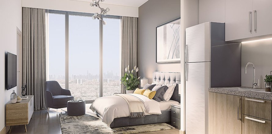 Appartement à AZIZI BERTON à Al Furjan, Dubai, 1 chambre, 74 m², № 30044