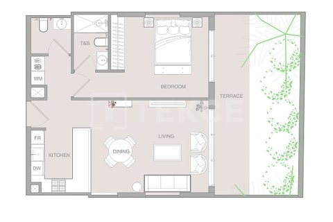 Купить квартиру в Джумейра Вилладж Серкл, Дубай: студию, 46м², № 12950 - фото 20