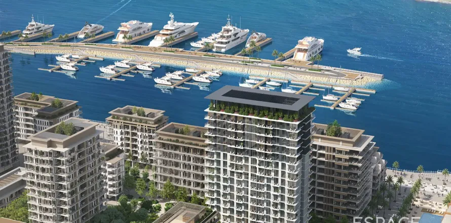 Квартира в SEASCAPE в Дубае, 3 спальни, 163м², № 62886