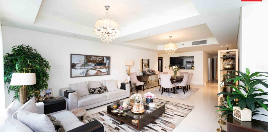 Квартира в Пальме Джумейре, Дубай, 3 спальни, 397.9м², № 22716