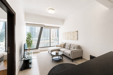 Appartement à Silverene Tower B, Dubai Marina, Dubai, 1 chambre, 55.24 m², № 136463