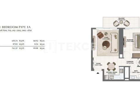 Apartment in Dubai 3 bedrooms, 180 sq.m. № 24851 - photo 6