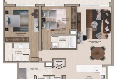 شقة في Al Barsha South, البرشاء, دبي 2 غرف نوم, 140 م² رقم 103565 - صورة 4