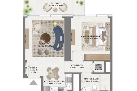 شقة في Dubai Creek Harbour, خور دبي, دبي 1غرف نوم, 70 م² رقم 103563 - صورة 17