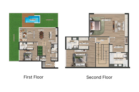 Appartement à Dubai, 1 chambre, 79 m², № 92727 - photo 9