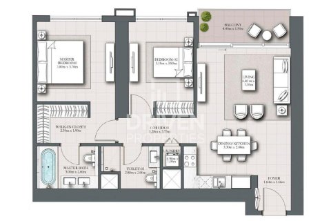 Appartement à Dubai Marina, Dubai, 2 chambres, 106 m², № 86659 - photo 11