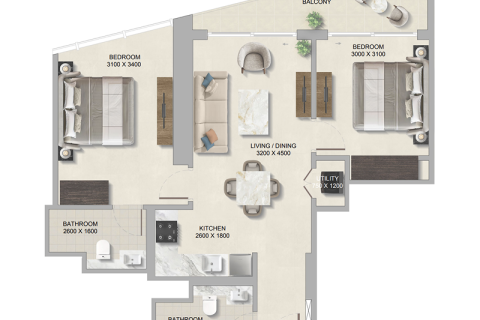 Apartment in Discovery Gardens, Dubai 1 bedroom, 48 sq.m. № 92255 - photo 4