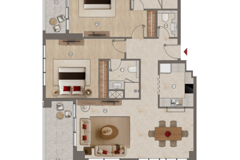 Apartment in Al Jaddaf, Dubai 1 bedroom, 71 sq.m. № 92265 - photo 8