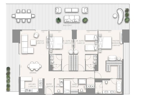 Appartement à Dubai, 2 chambres, 212 m², № 50245 - photo 30