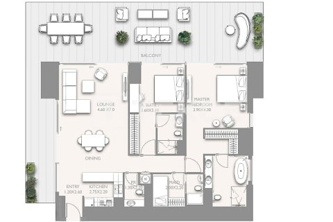 Appartement à Dubai, 2 chambres, 212 m², № 50245 - photo 29