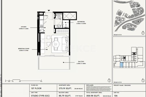 Apartment in Dubai 1 bedroom, 64 sq.m. № 90187 - photo 16