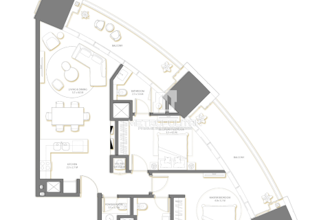 Appartement à Palm Jumeirah, Dubai, 2 chambres, 126 m², № 7341 - photo 16