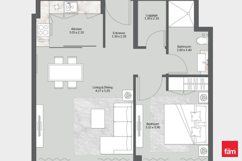 شقة في دبي 1غرف نوم, 61.7 م² رقم 67427 - صورة 12
