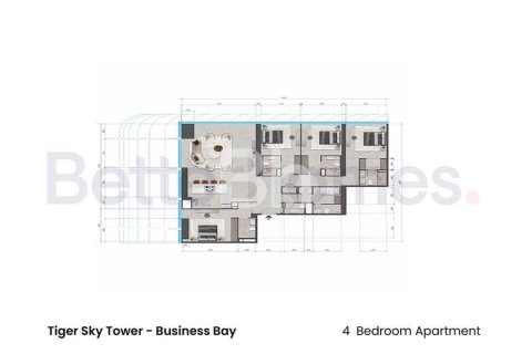 Apartment in Business Bay, Dubai 4 bedrooms, 246 sq.m. № 21337 - photo 18