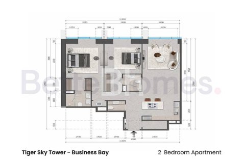 Apartment in Business Bay, Dubai 2 bedrooms, 135 sq.m. № 21338 - photo 13