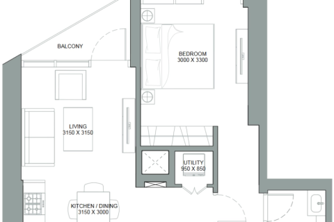 Apartamento en Dubai, 1 dormitorio, 62 m², № 17292 - foto 11