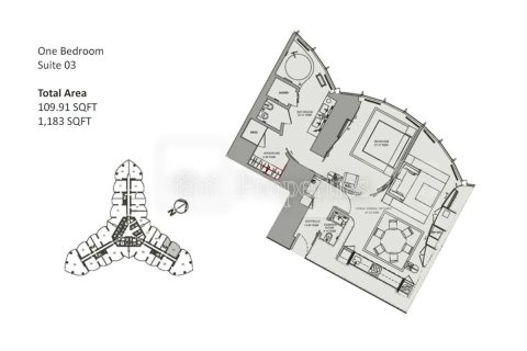 Снять в аренду квартиру в Даунтаун Дубай (Даунтаун Бурдж Дубай), Дубай: 1 спальня, 109.9м², № 85961 - фото 15