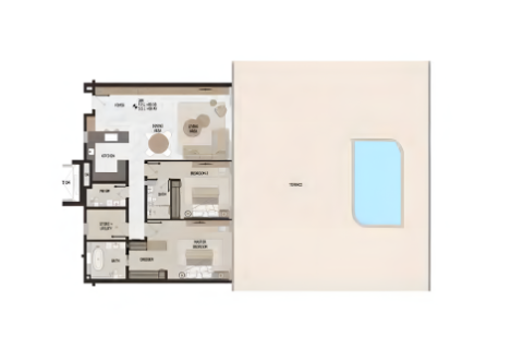 Apartment in Palm Jumeirah, Dubai 2 bedrooms, 329 sq.m. № 103609 - photo 11