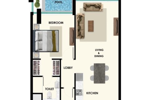 Apartment in Meydan, Dubai 1 bedroom, 84 sq.m. № 103616 - photo 19