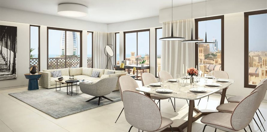 Квартира в LAMTARA в Madinat Jumeirah Living, Умм-Сукейм, Дубай, 3 спальни, 186м², № 29899