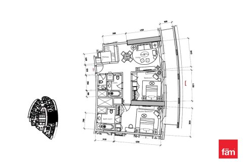 Apartamento en Business Bay, Dubai, 2 dormitorios, 130.7 m², № 69736 - foto 24