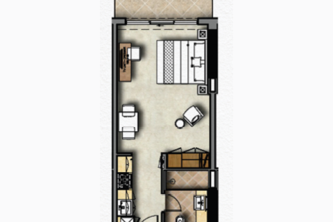 شقة في الخليج التجاري, دبي استوديو رقم 92633 - صورة 3