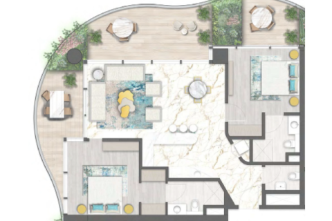 Apartment in Business Bay, Dubai studio № 92642 - photo 12