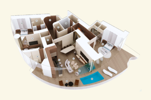 Apartment in Downtown Dubai (Downtown Burj Dubai), Dubai 2 bedrooms, 173 sq.m. № 92634 - photo 12